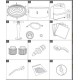 Jacuzzi gonflabil, mSpa Concept Mono, Gama Lux, 6 persoane