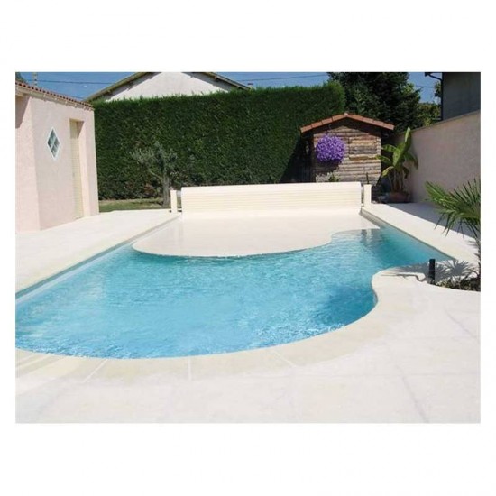 Prelata cu lamele PVC Junior 6x3m, tambur suprateran fara carcasa