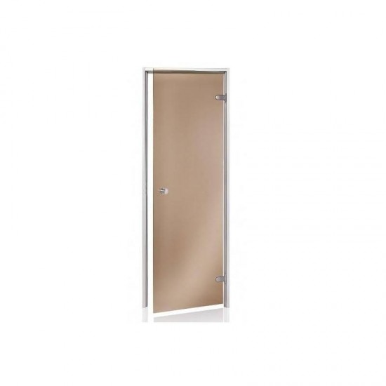 Usa sauna pin sticla bronz 800 x 1900 mm