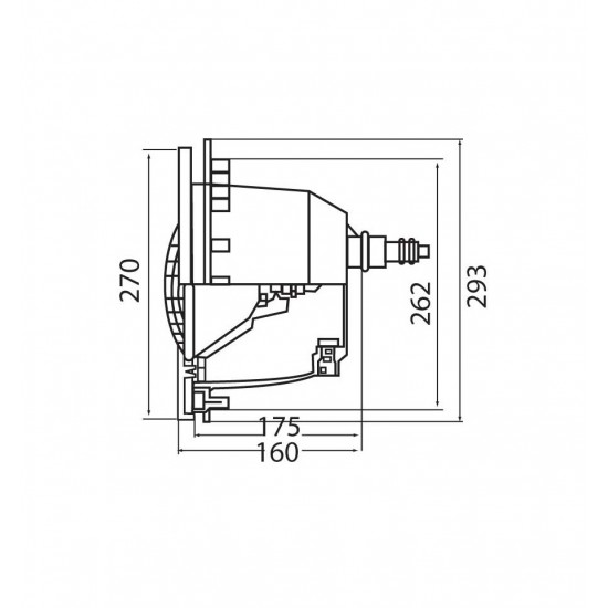 Proiector 300W beton