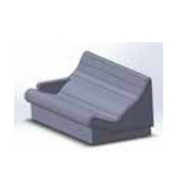 Bancheta SPA polistiren PoolZone cu placare