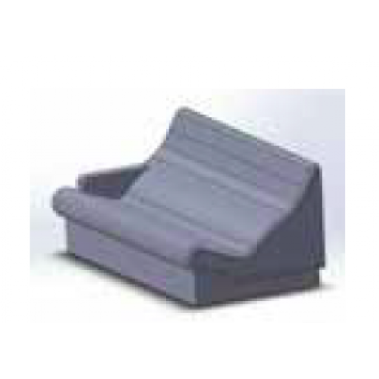 Bancheta SPA polistiren PoolZone cu placare