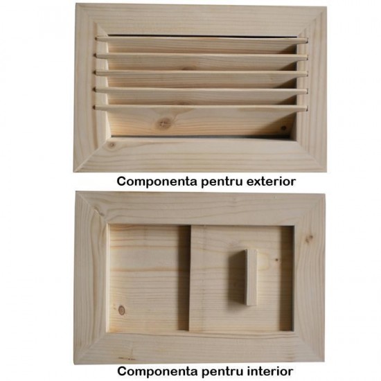 Grilaj ventilatie pentru sauna 