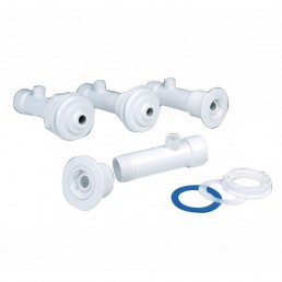 Kit hidromasaj pentru piscine din beton cu liner, lungime conducta de perete 190 mm